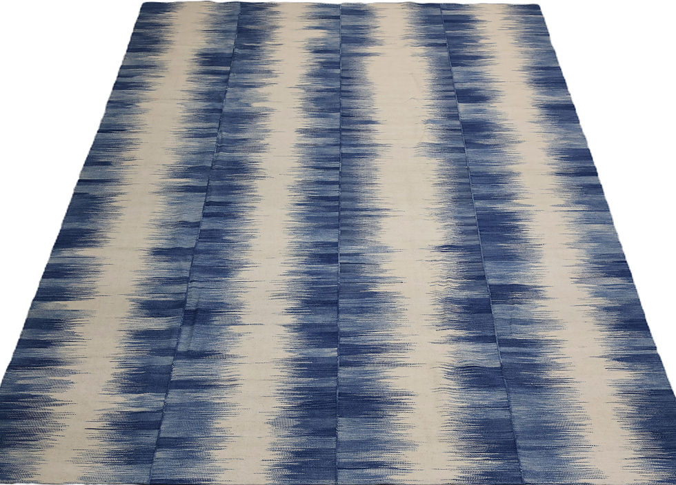 Thumbnail: Persian Mazandaran kilim -size 298cm-9.7ft x 216cm-7ft .