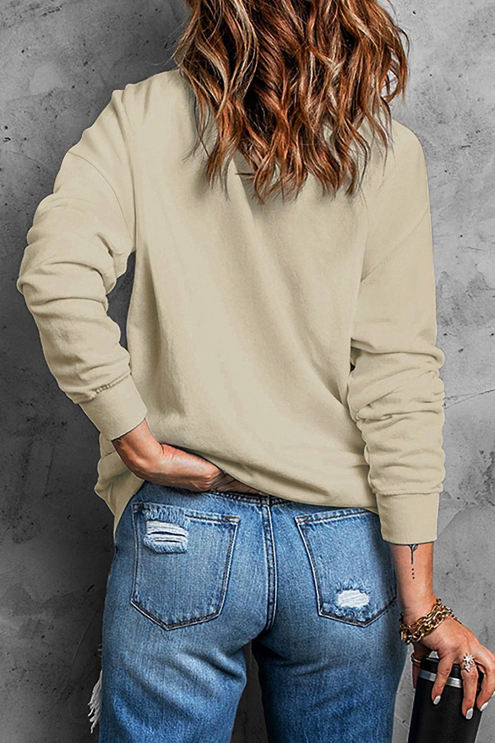 Thumbnail: Sweater Leopard Sweatshirt