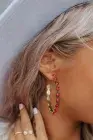 Thumbnail: Retro C-shaped Earrings
