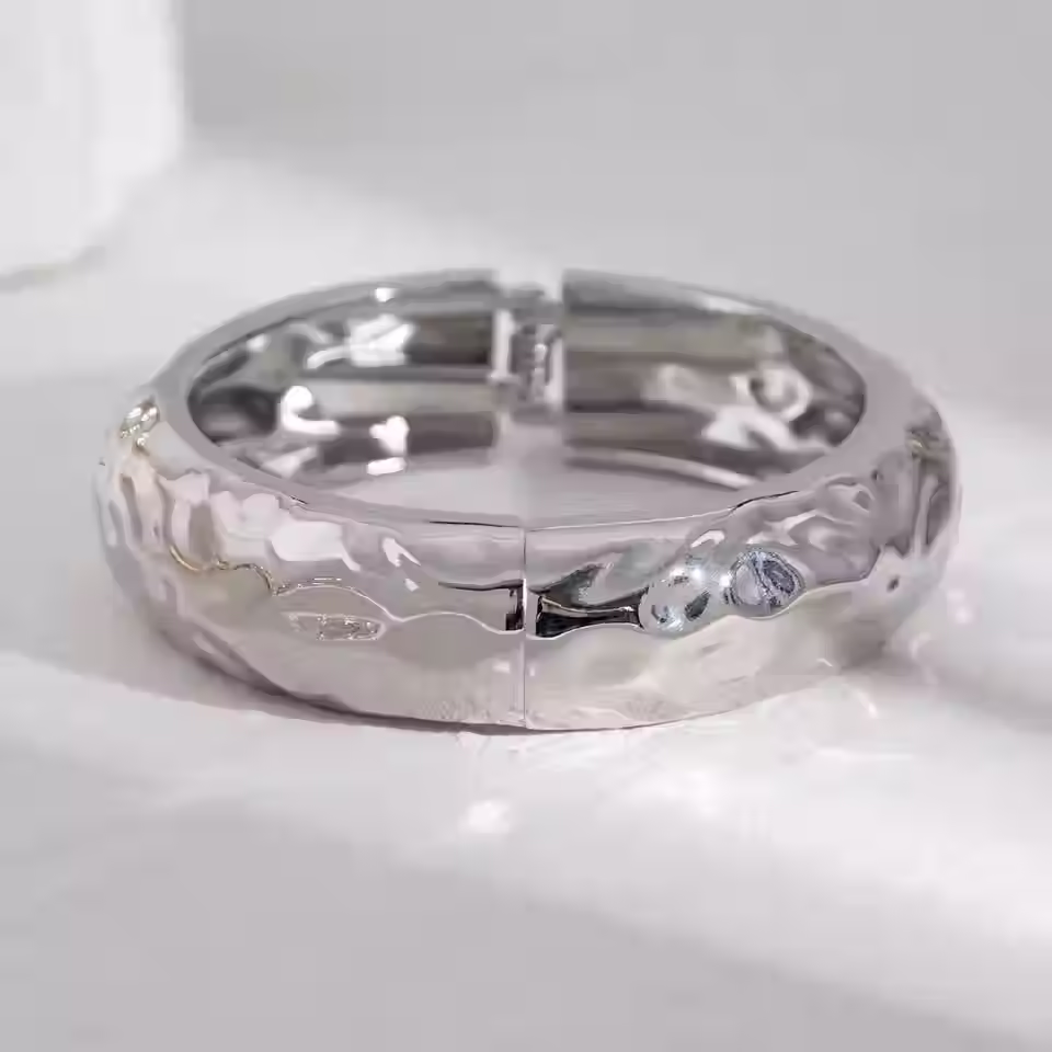 Chunky Metal Bangle Small