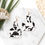 Thumbnail: Acid Wash Leather Cow Tag Earrings
