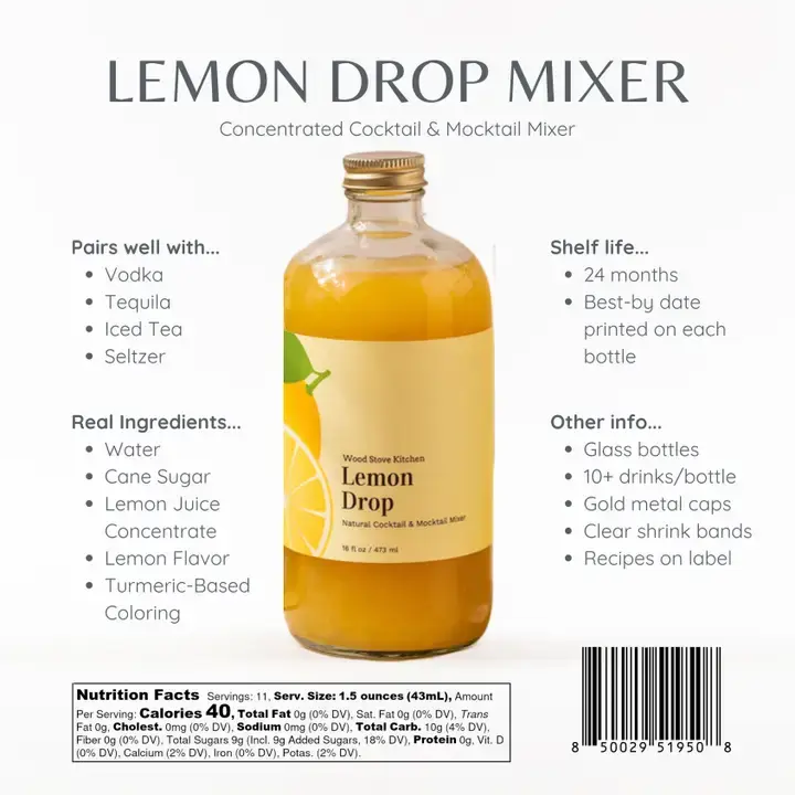 Thumbnail: Lemon Drop Mixer For Cocktails and Mocktails