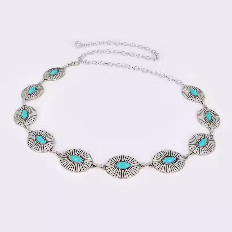 Thumbnail: Silver Bohemian Circular Belt