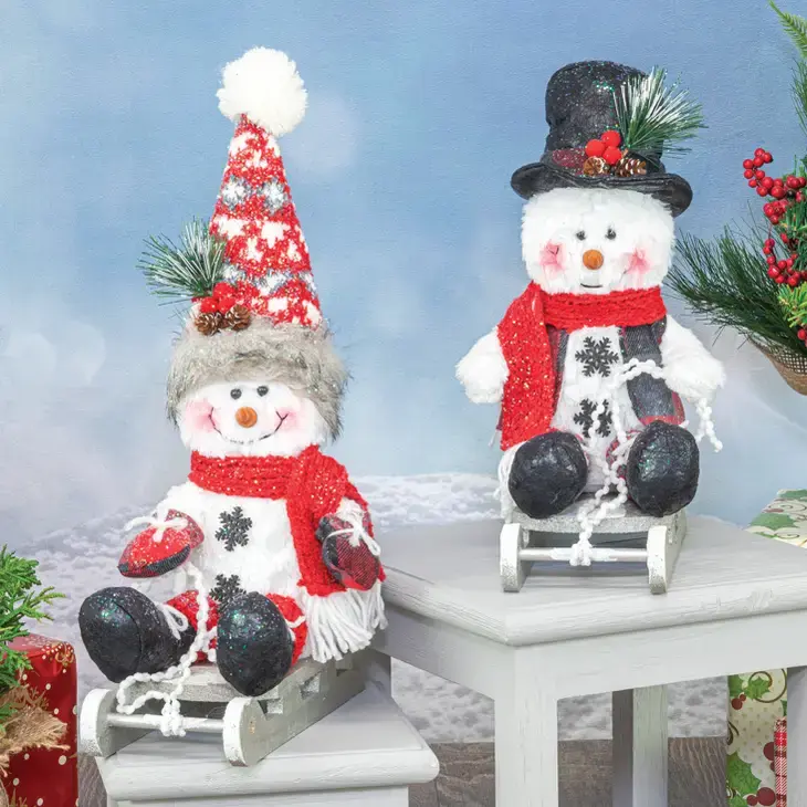 Holiday Plaid Sledder 2