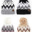 Thumbnail: C.C Soft Aztec Pattern Beanie with Knit Pom
