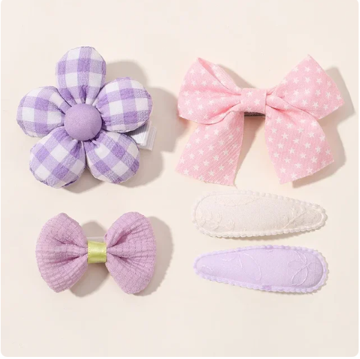 Thumbnail: 5Pcs/Set Mini Baby Girl Hair Clips