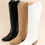 Thumbnail: Zahara Embroidery Suede Tall Western Boots