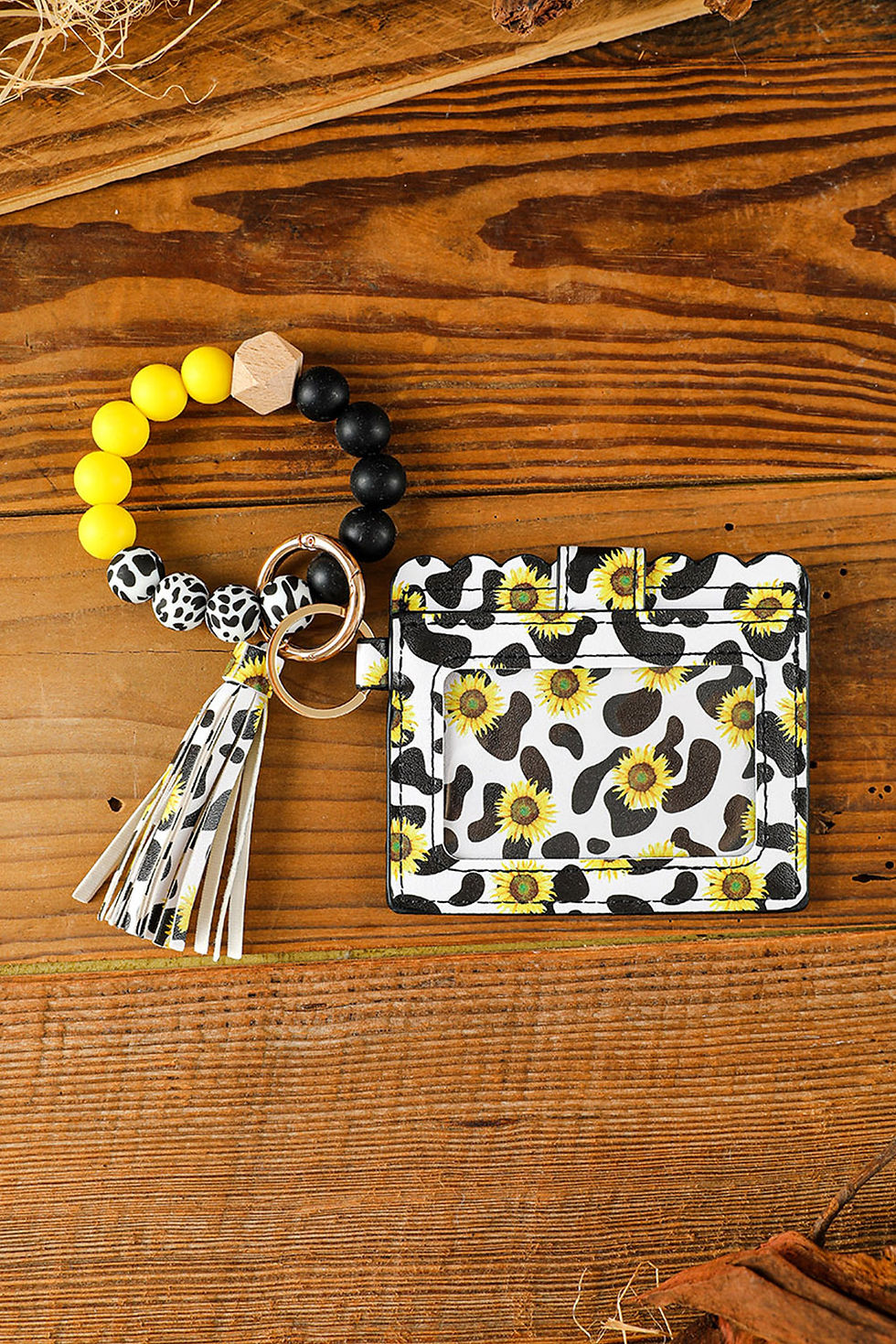 Thumbnail: Sunflower Cow Bead Card Bag