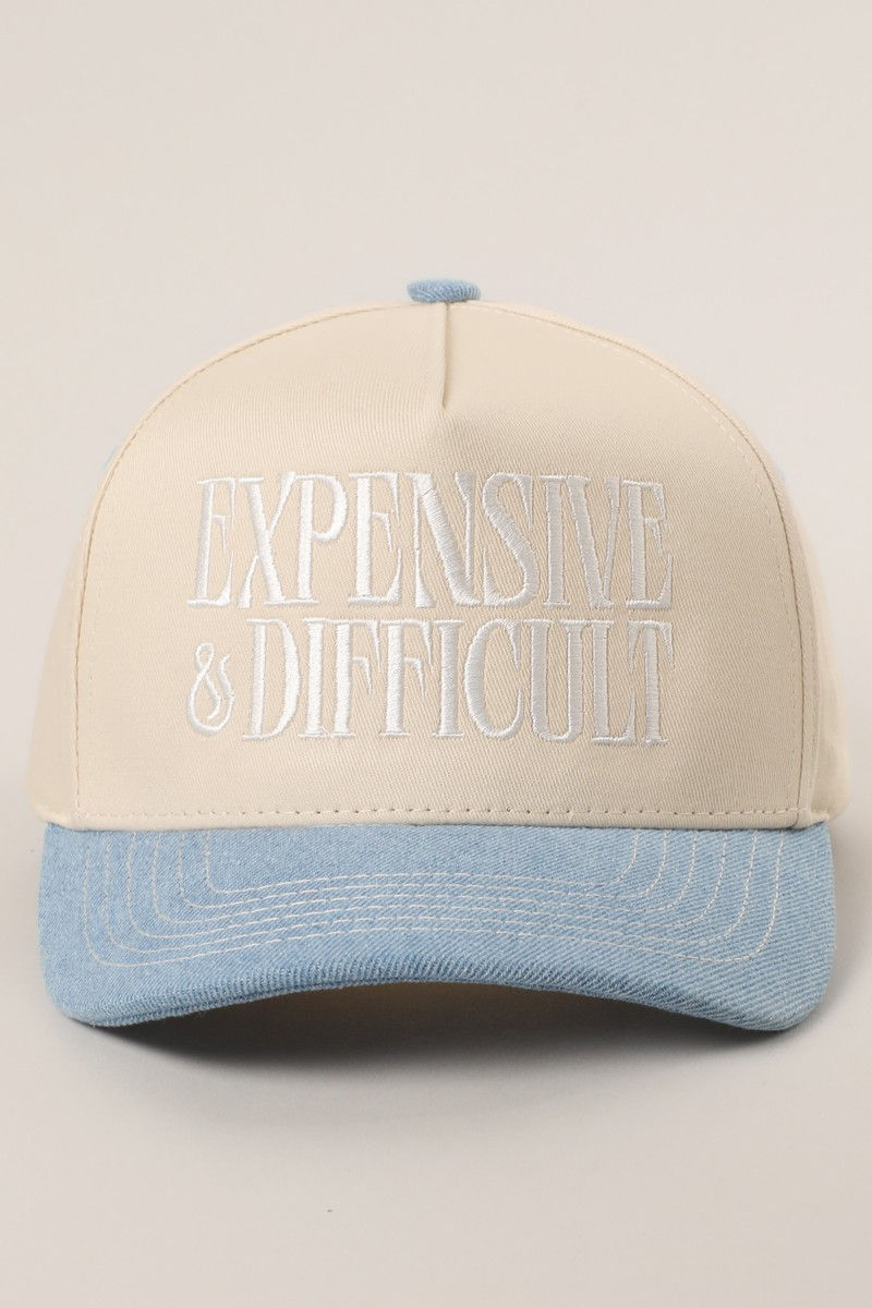 Thumbnail: Expensive And Difficult Embroidered Trucker Hat