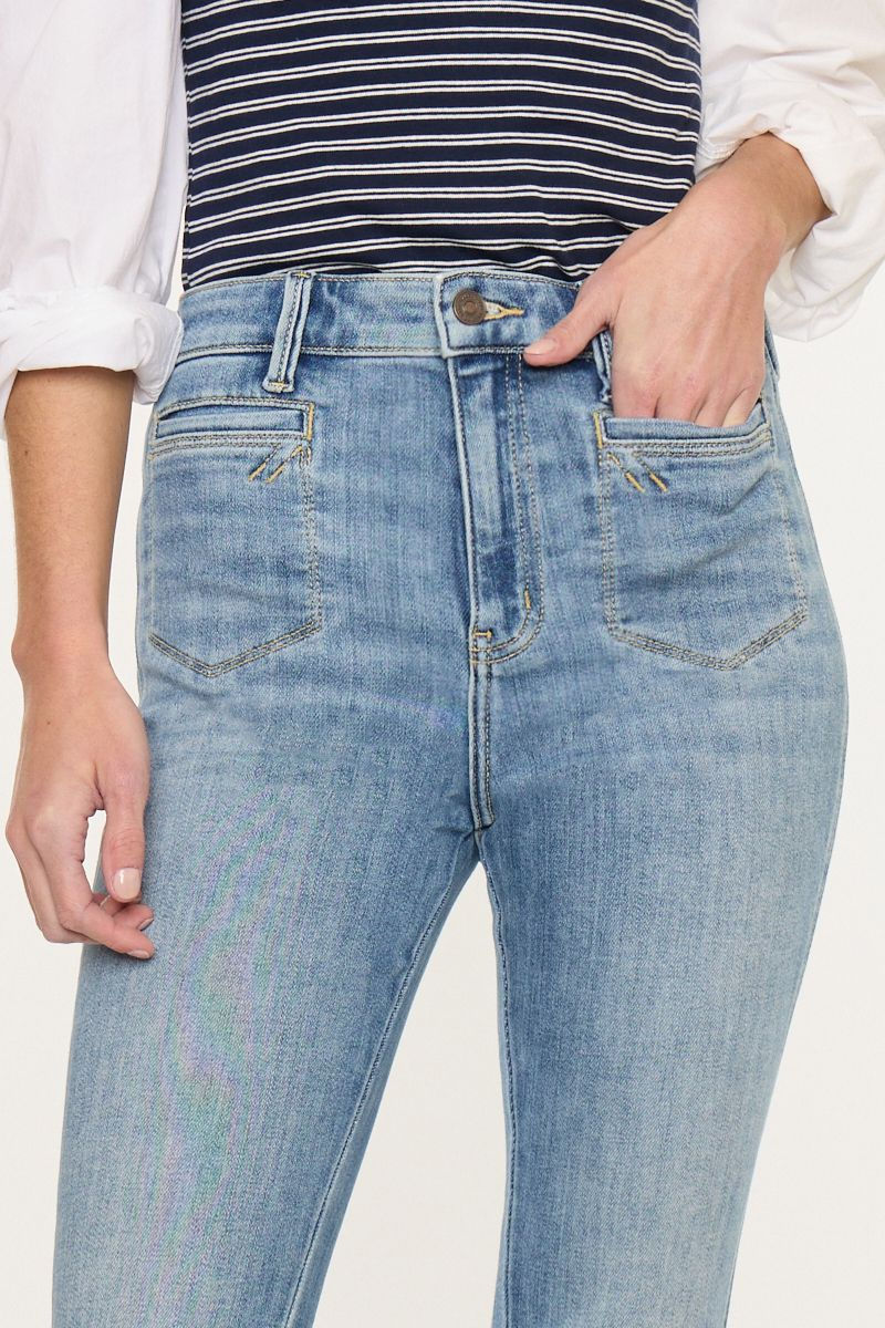 Thumbnail: Kan Can High Rise Flare Jean