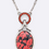 Thumbnail: Genuine Stone Oval Pendant Necklace Set