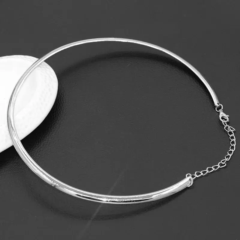 Thumbnail: Collar Neck Ring Necklace