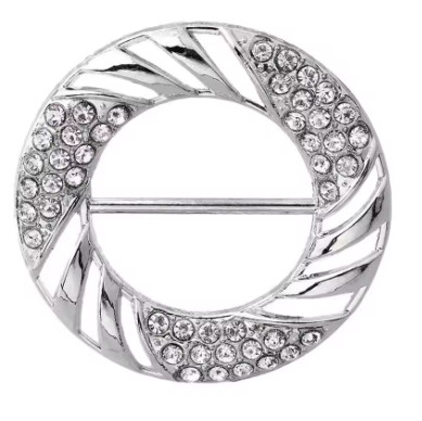 Thumbnail: Scarf Buckle Scarf Ring