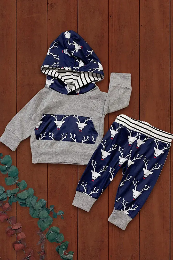 Hoodie Deer Set