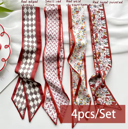 Thumbnail: Series Silk Satin Scarf