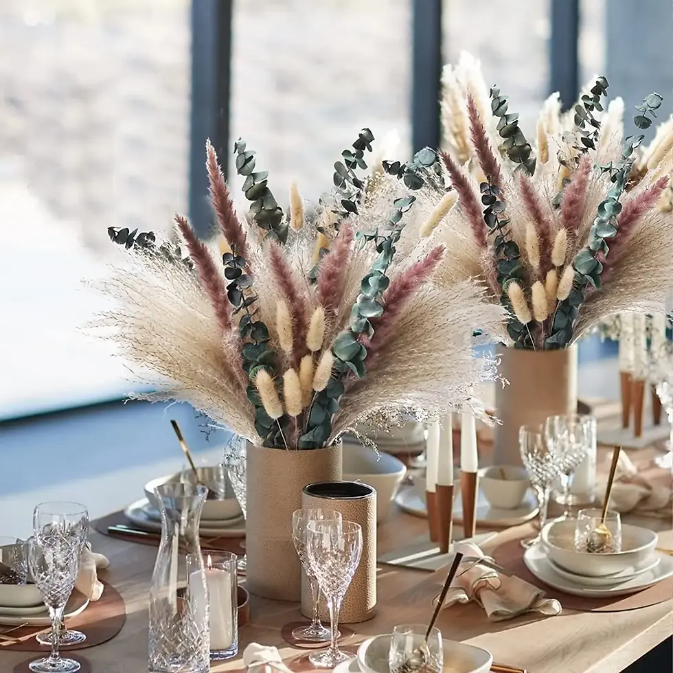 Thumbnail: 50Pcs DIY Bouquet Natural Dried Flowers