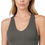 Thumbnail: Ribbed Cropped Racerback Tank Top