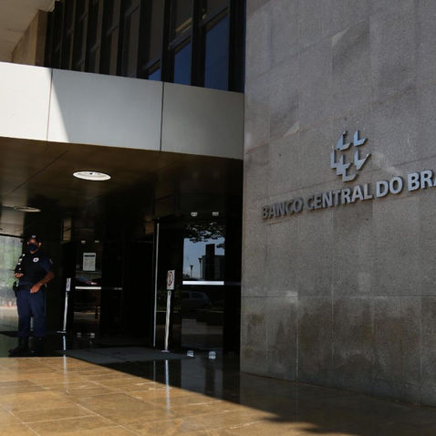 Fachada do prédio do Banco Central do Brasil em Brasília.