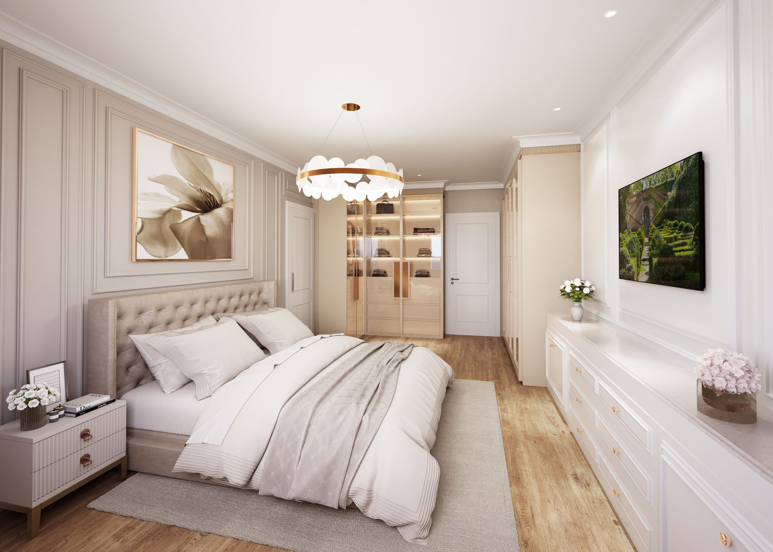 Suíte Apartamento empreendimento Dallo Le Jardin Itapema SC