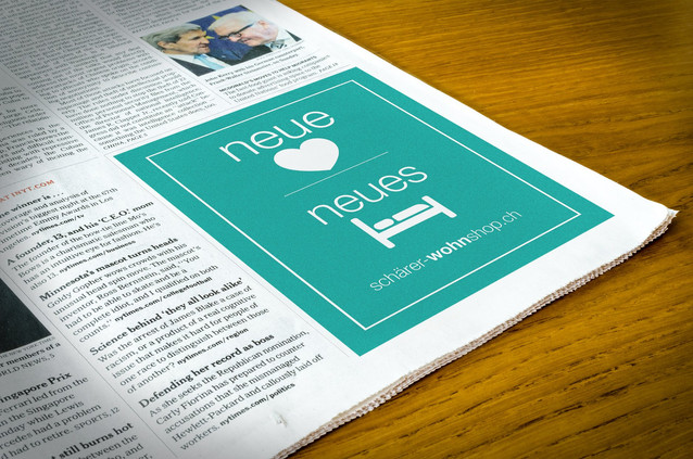 Inserat, Werbung, Grafikdesign, Ratsam Kommunikation