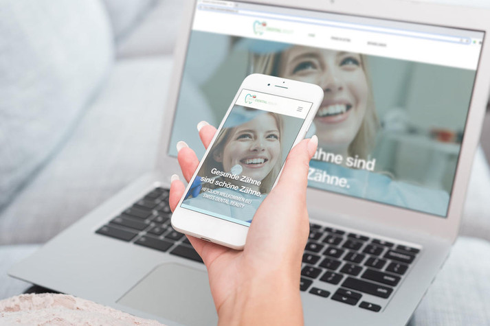 Webdesign, Ratsam Kommunikation, Wetzikon, Swiss Dental Beauty