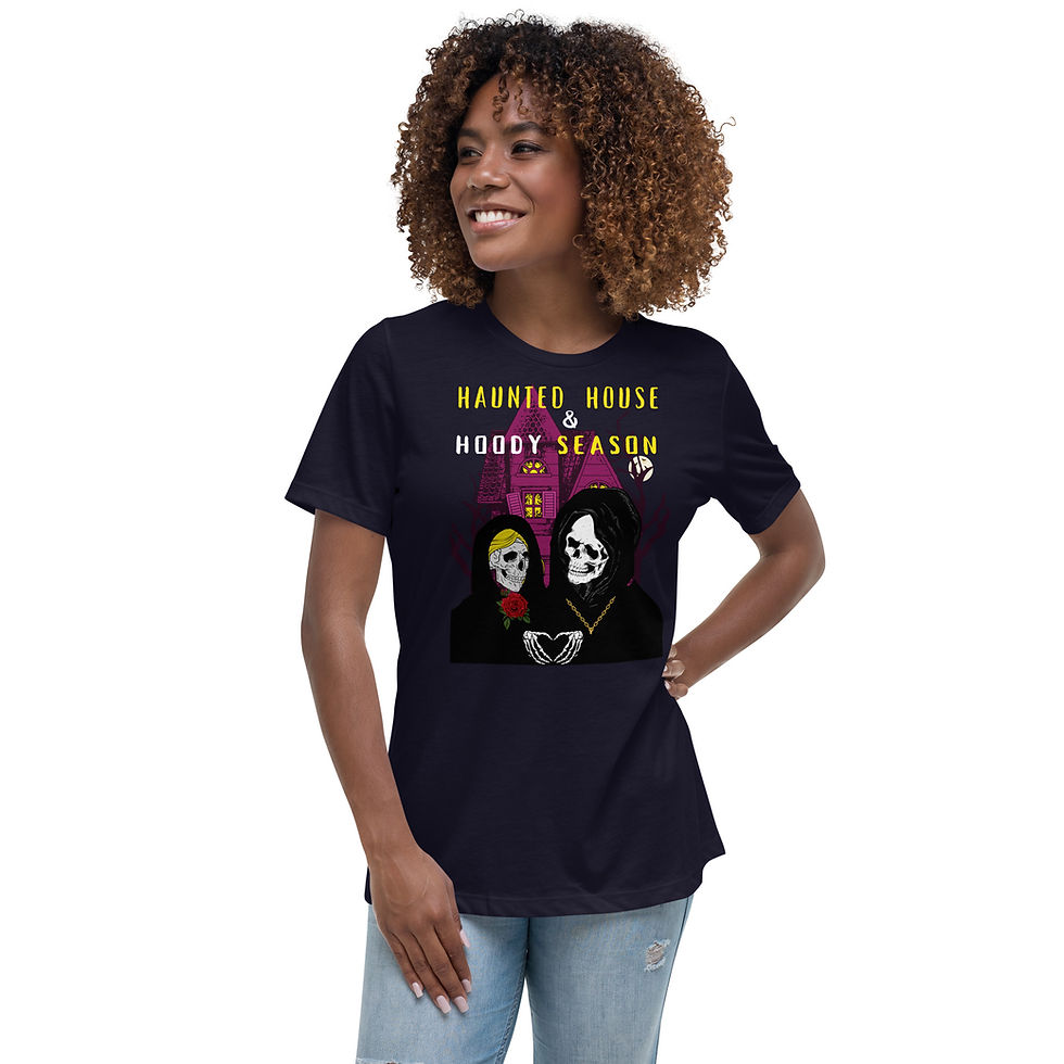 Thumbnail: "Haunted House & Hoody Season" Women's Tee 3