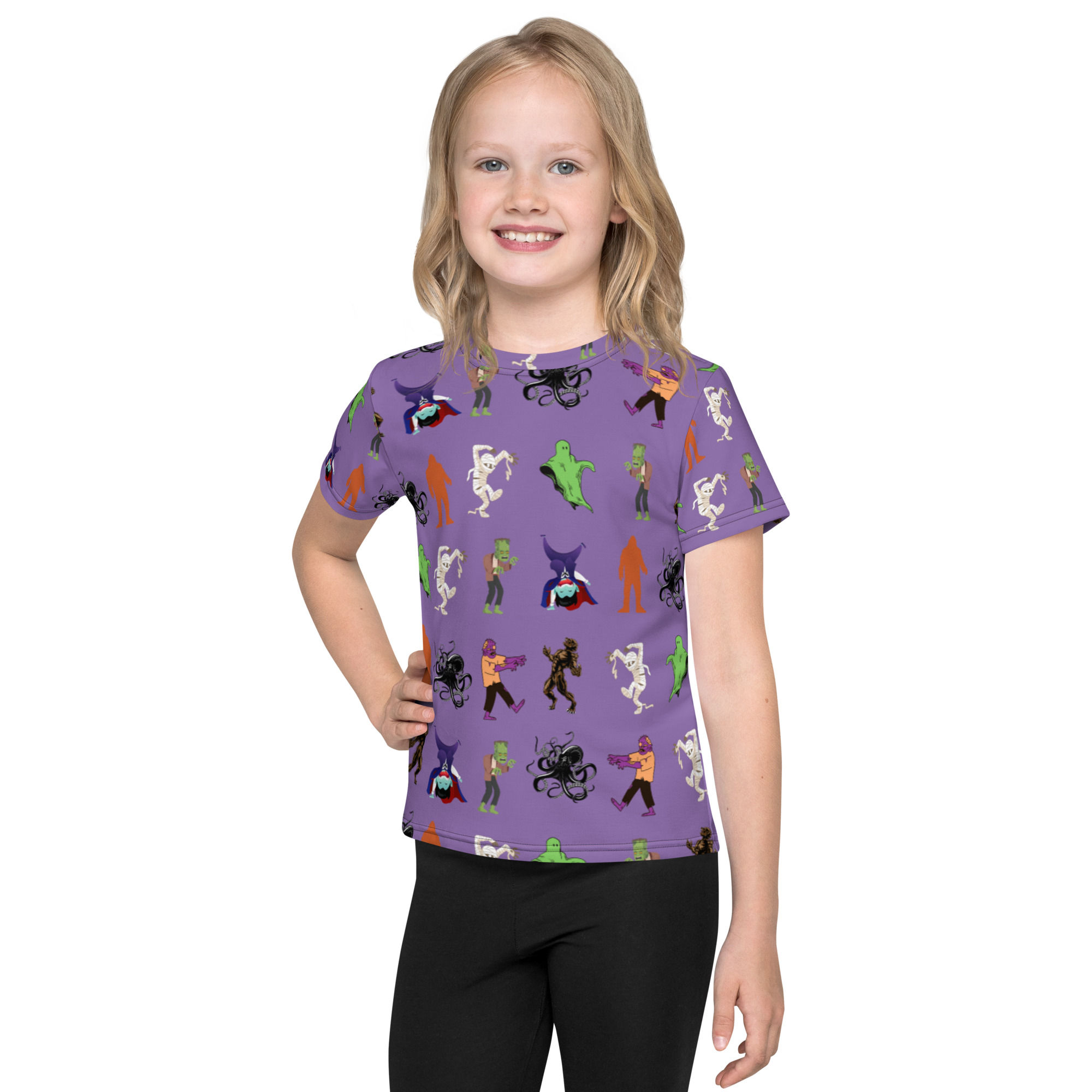 "Purple Monster Maelstrom" Unisex Kids' Tee