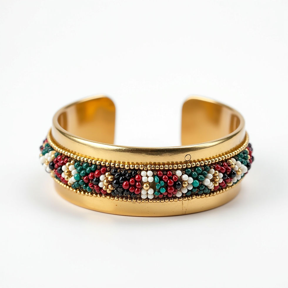 Beaded Statement Bracelet