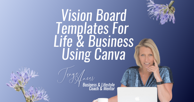 Unlock your full potential with the transformative power of visualisation and these great Vision Board Templates for Life & Business using Canva.