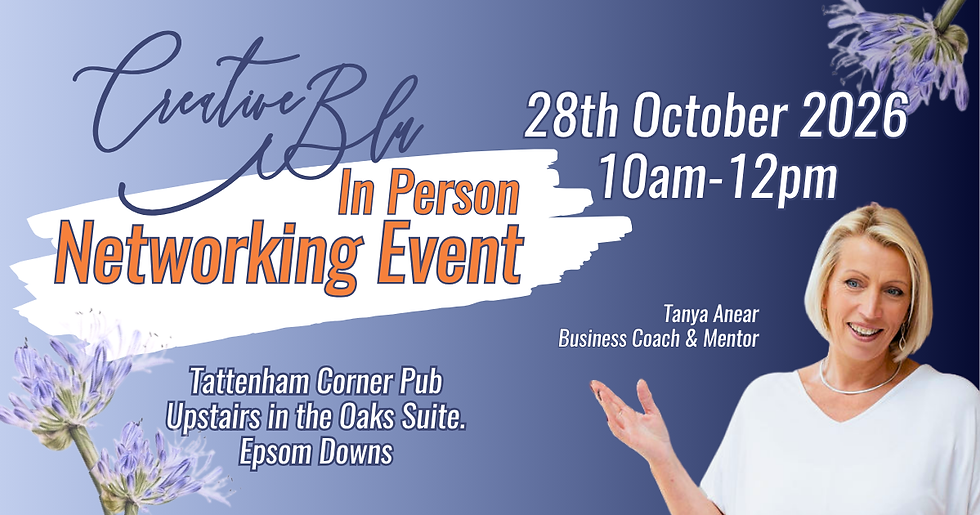 Creative Blu Networking For Women in Business  | Wed 28th October 2026