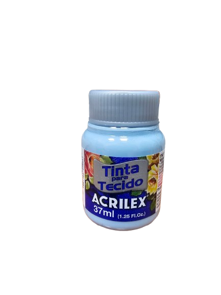 PINTURA TELA MATE ACRILEX 37ml. 579 AZUL HORTENSIA