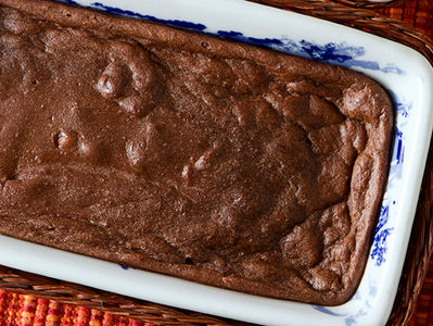 Brownie fit de banana