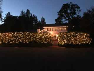 Hillsborough Christmas light installation by Peninsula Holiday Lights.Net