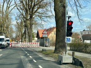 Neue Pendlerschikane in Michendorf – Potsdamer Straße mehrere Tage einspurig