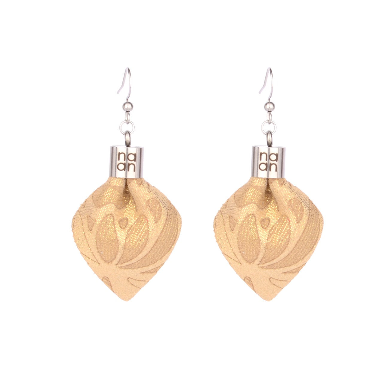 PLUME Mini Earrings – Gold Baroque