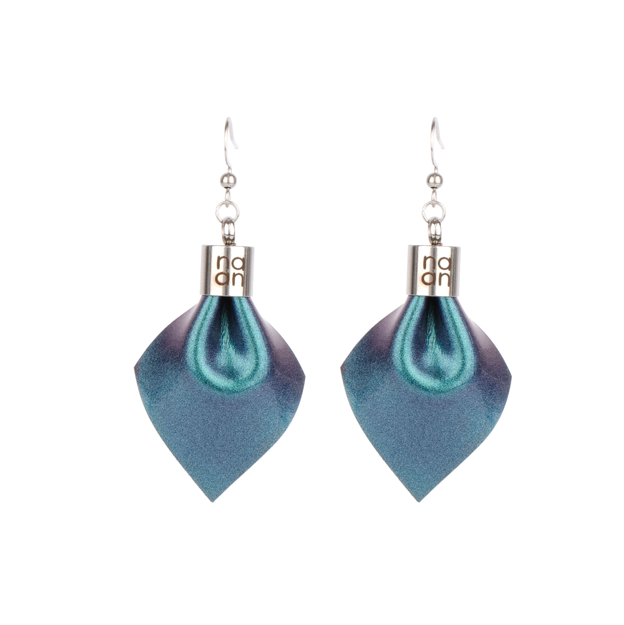 PLUME Mini Earrings – Cameleon Blue