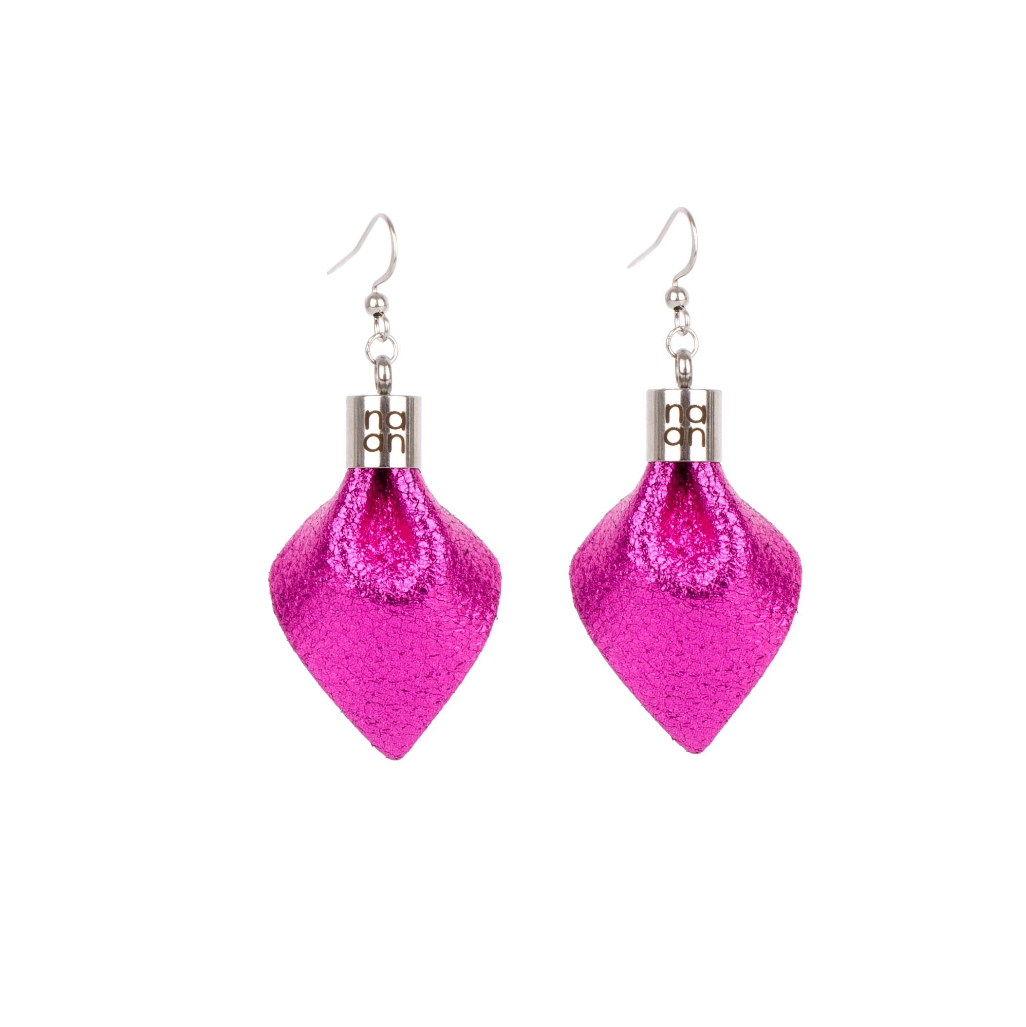 PLUME Mini Earrings – Metal Pink Extra