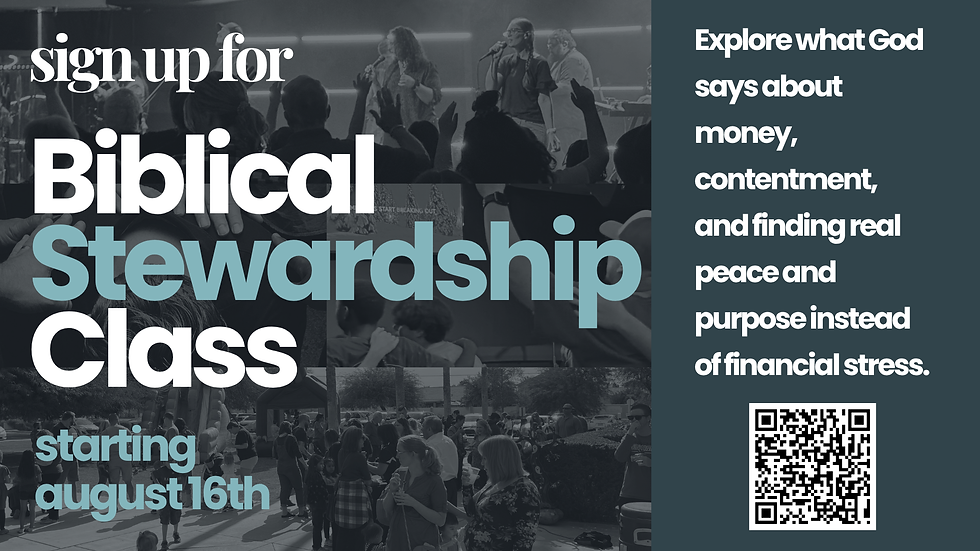 Biblical Stewardship Class