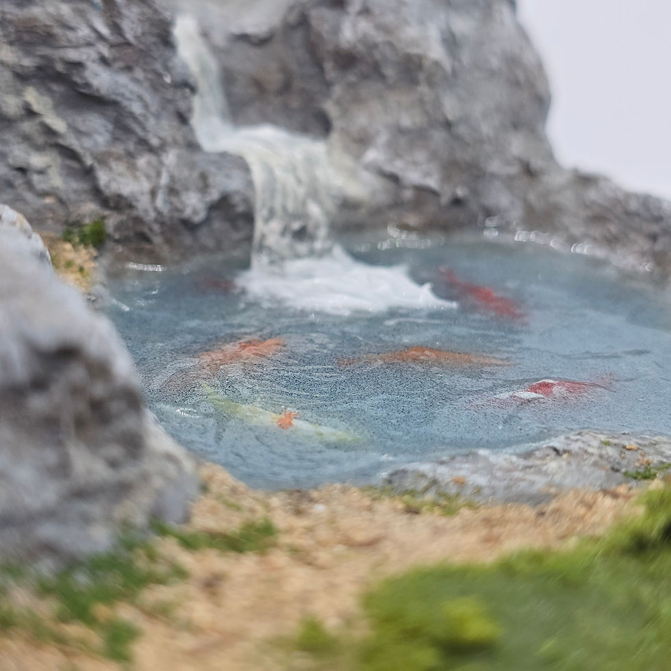 Thumbnail: Koi Fish Pond Diorama - Realistic Nature Landscape