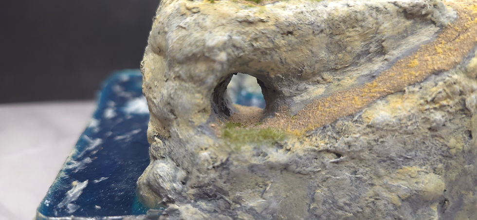 Thumbnail: Realistic Sea Side Cliff Diorama - Handmade Landscape for Display