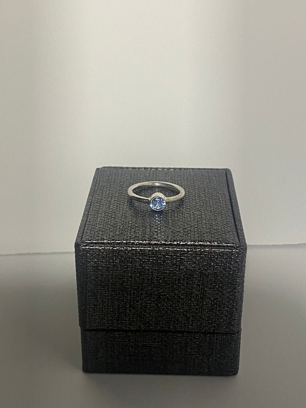 Thumbnail: Silver Birthstone Ring