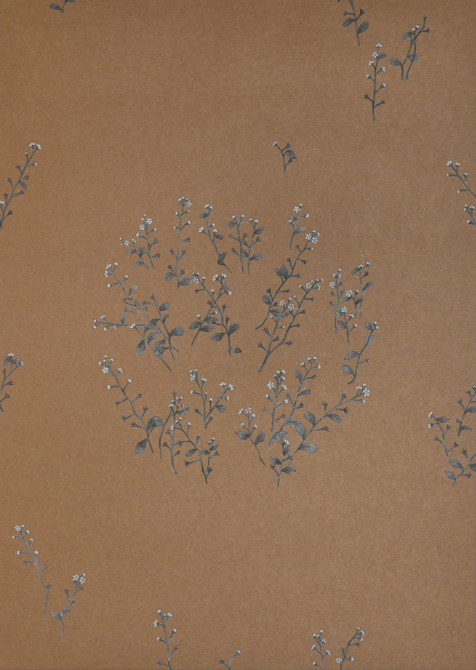 6.달,50×70cm,크라프트지에 한지꼴라쥬,2019