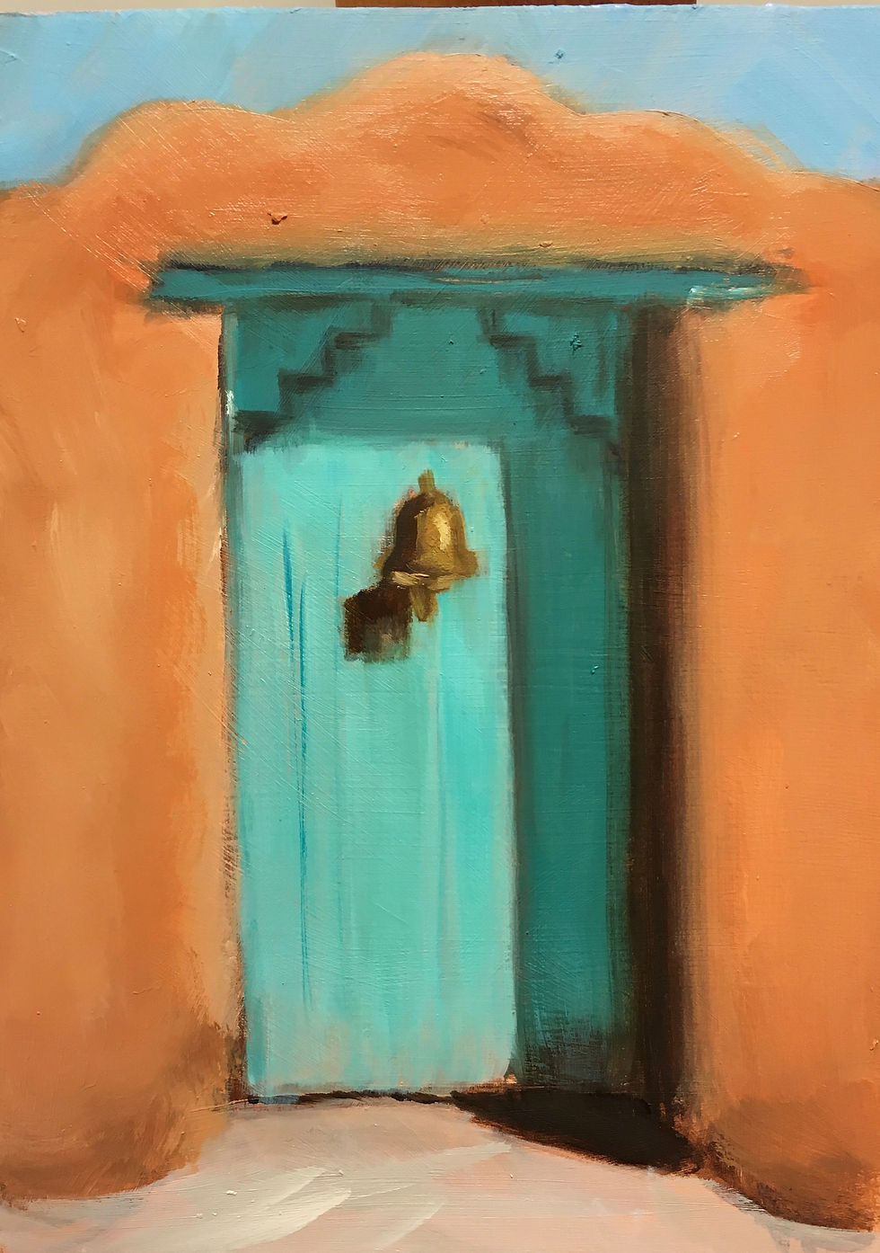 Turquoise door
