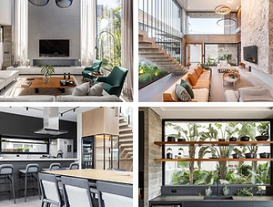 projeto de interiores de alto padrão