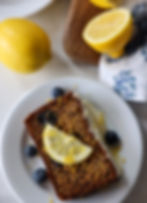 Vegan Lemon Blueberry Banana Bread