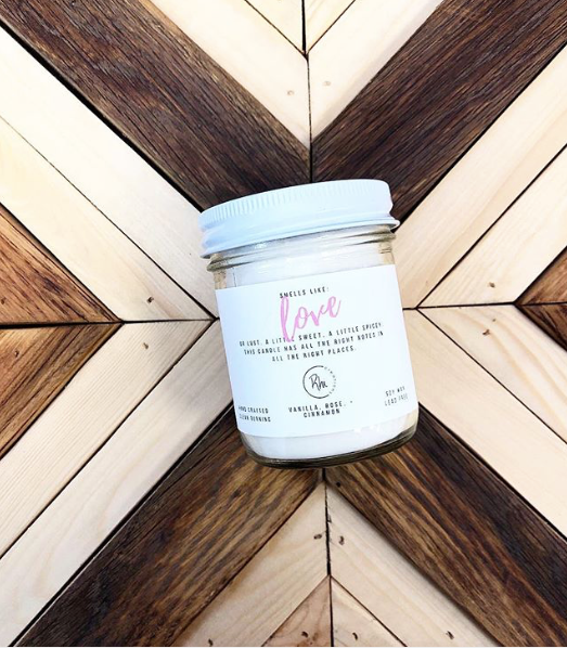 hand poured soy candle