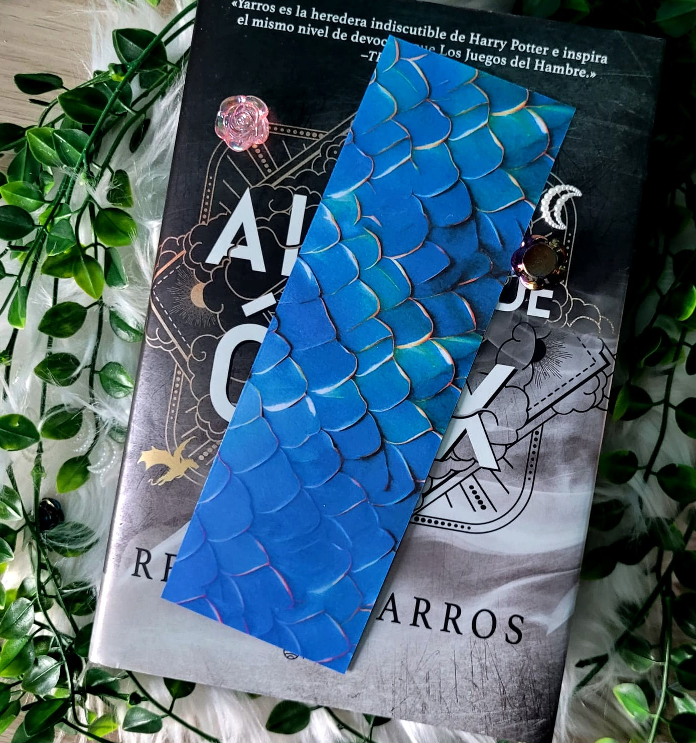 Marcapáginas blue fantasy