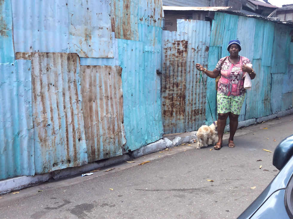 Annette and Samson on their way to freedom