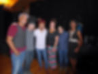 with Kelly Orphan and band