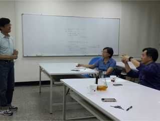 拜訪成人教育研究所余嬪所長以及人力與知識管理研究所劉廷揚教授